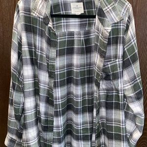 American Eagle Soft Boyfriend fit Flannel